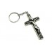 Crucifix Key Chain - White