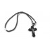 Onyx Crucifix Cross necklace