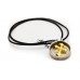 Golden Halo Stainless Steel Cross Necklace