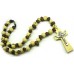 Holy Father and Son Cross Necklace Coffee Bean