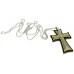 Holy Trio 2 Stainless Steel Cross Necklace