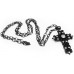 Interlinked Hearts Cross Necklace