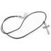 Mini Sparkles Stainless Steel Cross Necklace