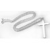 The Silver Plain Cross Necklace
