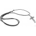 Small Deco Stainless Steel Cross Necklace