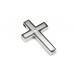 Clear Heart Original Stainless Steel Cross Pendant