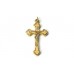 Golden Pearl Cross Necklace