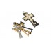 Holy Trio Stainless Steel Cross Pendant