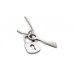 Key and Lock Stainless Steel Pendant