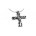 Planned Path Stainless Steel Cross Pendant