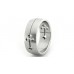 Victorian Stainless Steel Curved Cross Ring