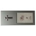Silver-Toned Cross Picture Frame