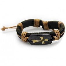 Contemporary Victorian Cross Bracelet