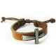 Contemporary Cross Bracelet