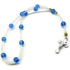 Venetian Style Car Cross Jewelry - Navy Blue