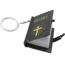 Black Mini Bible Key Chain