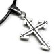 Four Arrows Stainless Steel Cross Necklace
