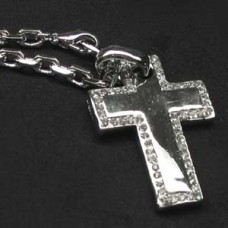 The Big Silver Cross Necklace