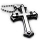 Bounded Stainless Steel Cross Necklace