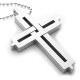 Cycle of Life Stainless Steel Cross Necklace