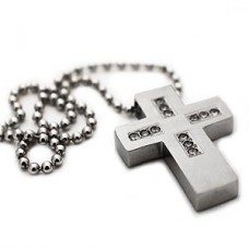 Dainty Stainless Steel Cross Necklace