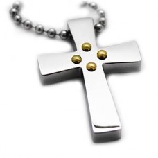 Four offerings Stainless Steel Cross Necklace