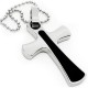 Graceful Stainless Steel Cross Necklace