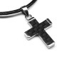 Hologram Stainless Steel  Cross Necklace