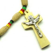 Holy Father and Son Cross Necklace Nut