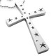Holy Night Stainless Steel Cross Necklace