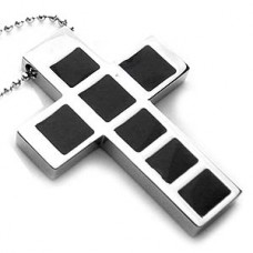 Hopscotch Stainless Steel Cross Necklace