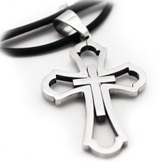 Inner Faith Stainless Steel Cross Necklace