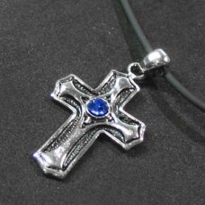 Knights Heart of Courage Cross Necklace