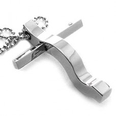 Reborn Stainless Steel Cross Necklace
