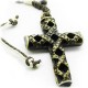 Rope Contemporary Cross Necklace