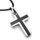 Simple Truth Stainless Steel Cross Necklace