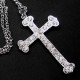 The Big Silver 2 Cross Necklace