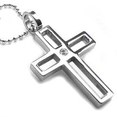 Unified Stainless Steel Cross Necklace