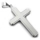 Gardian Contemporary Stainless Steel Cross Pendant