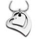Heart to Heart 3 Stainless Steel Pendant