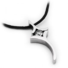 Holding Hands Stainless Steel Pendant