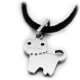 Meow Stainless Steel Pendant