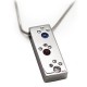 Puppy Steps Stainless Steel Pendant