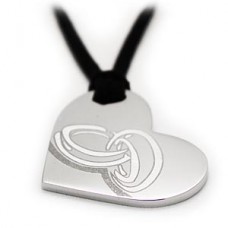 Rings of Love Stainless Steel Pendant