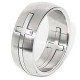 Original two  piece Stainless Steel Cross Ring