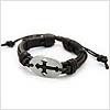 Leather Bottony Cross Bracelet 2