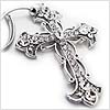 Four Spears Cross Necklace