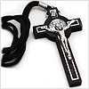 Benedict Wood Cross Necklace