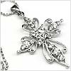 Elegant Butterfly Cross Necklace