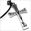 Ethernal Flame Cross Necklace